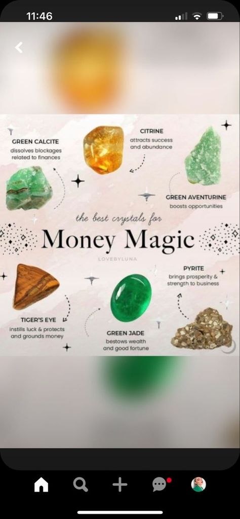 Money attract crystals Crystals For Luck And Abundance, Money Crystals Witchcraft, Crystals For Abundance Wealth, Money Attracting Crystals, Crystals For Success And Prosperity, Crystals For Financial Abundance, Spells For Money Wealth Good Luck, Crystals That Attract Money, Crystals To Attract Money