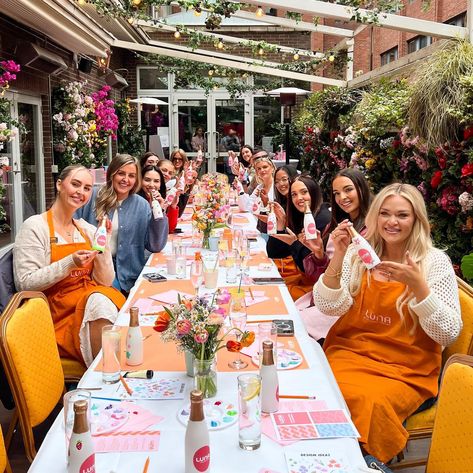 We hosted a really fun event this morning for @lunahaircare bottle rebrand 💖 They got to ‘rebrand’ their Prosecco bottles just like Luna with some fun spring/summer patterns 🌸🌷🌻 This was our first influencer style event so we were really excited for it!! We are so grateful to the girls at Luna haircare for reaching out and getting us involved in this amazing event 🫶🏼 If you are interested in hosting something similar please reach out to ciara@howradstudios.com ✨ Influencer Event, Brand Launch, Influencer Style, Party Shots, Shot List, Activity Table, Party Pictures, Event Food, Networking Event