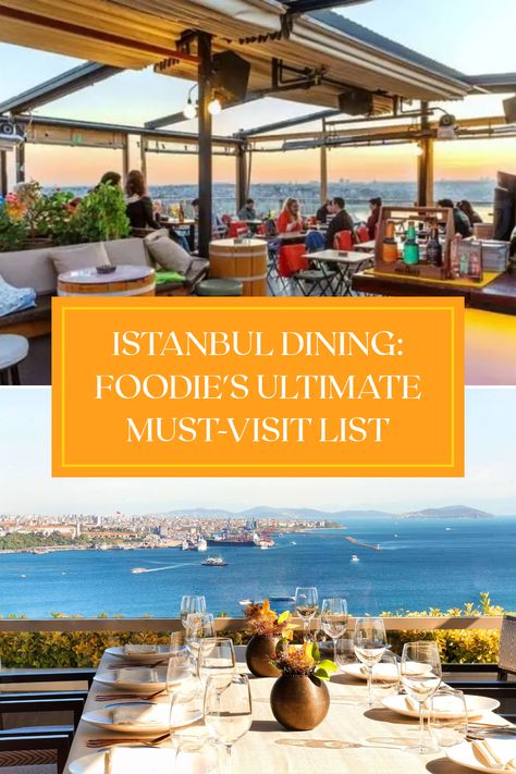 Hungry for a taste adventure in Istanbul? Check out this ultimate dining guide! Discover the best restaurants, outdoor cafes, and mouthwatering Turkish gastronomy. Get insider tips on what and where to eat for a memorable culinary experience in Istanbul. Best Restaurants In Istanbul, Day Trips From Istanbul, Istanbul Guide, Turkish Restaurant, Istanbul Airport, Breakfast Cafe, Best Seafood Restaurant, Istanbul Hotels, Healthy Restaurant