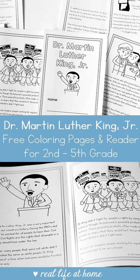 Mlk Activities For Kids 4th Grade, Martin Luther King Jr Unit Study, Martin Luther King Jr Activities 3rd, Martin Luther King Jr Bulletin Board, Mlk Preschool, Martin Luther King Books, Martin Luther King Jr Crafts, Mlk Crafts, Martin Luther King Activities