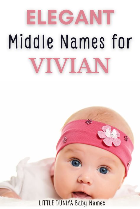 150+ Middle Names for Vivian  - The name Vivian holds a rich history and a beautiful meaning that has made it popular across various cultures. Derived from the Latin word “vivus,” meaning “alive” or “full of life,” Vivian is a name that exudes vitality and energy. Middle Names For Vivienne, Vivian Name Meaning, Vivienne Name, Vivian Name, Sick Names, Cute Middle Names, Rustic Boy Names, Cool Middle Names, Vintage Boy Names