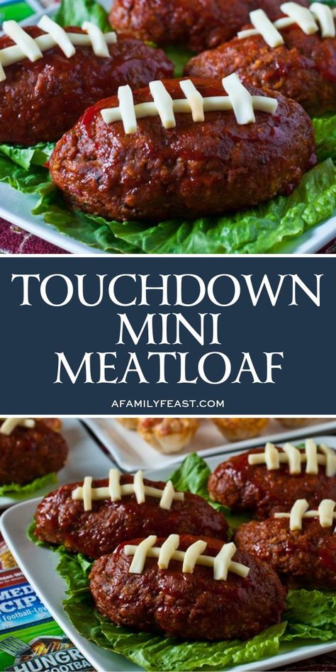 Football Sunday Dinner, Football Game Day Snacks, Superbowl Treats, Meatloaf Mini, Football Sunday Snacks, Football Meals, Football Dinner, Super Bowl Board, Football Sunday Food