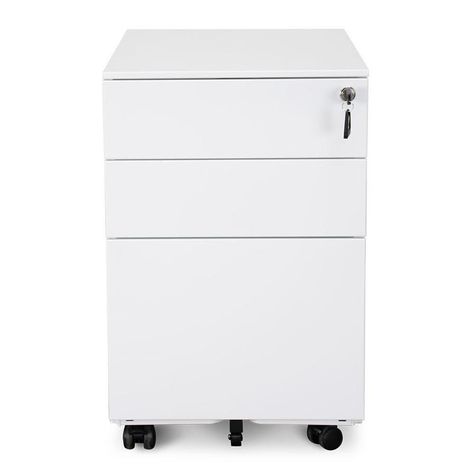 Russel White Pedestal is the perfect office storage solution for the workplace or home office, keeping your productivity at a high. #furniture #furnituredesign #furnitures #decor #homedecor #homedecoration #seating #cabinet #desk #lighting #bed #shelves #decoration #outdoorfurniture #dining #mirror #clocks #receptionfurniture #furnituredecor #replicafurniture #livingroom #sofa #diningroom #bedroom #rugs #kidsroom #plantpots #arts #homeoffice #walldecals #furniturezccessories #table #wardrobes Black And Walnut, Office Storage Solutions, Pen Tray, Mobile Pedestal, Caster Wheels, White Powder, Office Set, Casters Wheels, Office Essentials