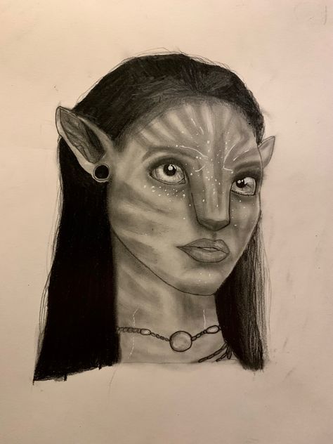 Avatar Neytiri Drawing, Neytiri Drawing, Avatar Drawing, Neytiri Avatar, Avatar Neytiri, Dragon Oc, Animal Sketch, Avatar Fan Art, Sketches Tutorial