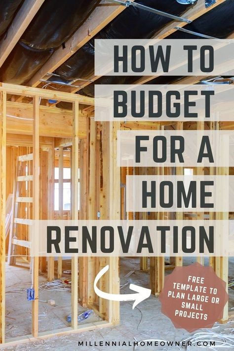 Wondering how to plan a home renovation? Start with this home renovation budget spreadsheet from Millennial Homeowner! This free renovation planner template can be used in Excel or Google Sheets & is great for small DIY and home improvement projects or for major home renovations. Add it to your home renovation checklist so you can stay within budget. If you're budgeting simple woodworking plans, handyman projects or routine home maintenance, this finance planner template is for you! Remodel Old House, Decorate Room Ideas, Updating Old House, Simple Home Upgrades, Remodeling Checklist, Complete Home Renovation, Easy Home Renovations, Home Renovation Budget, Remodeling Hacks