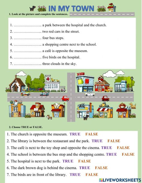 Family Crafts Preschool, Reading Comprehension For Kids, Esl Teaching Resources, English Worksheet, The Worksheet, Crafts Preschool, Basic English, English Worksheets For Kids, English Activities