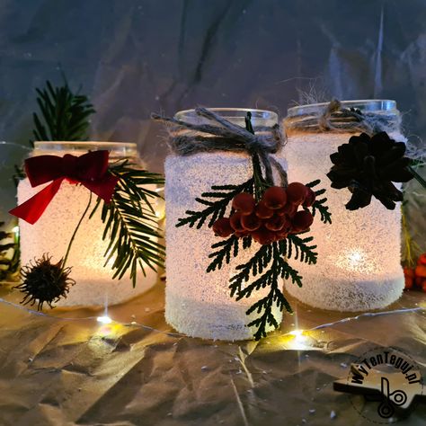 How to make Christmas lantern from a jar How To Make Christmas Lanterns, Christmas Lantern, Christmas Lanterns, The Conjuring, Simple Way, Christmas Diy, Lanterns, Bullet Journal, Christmas