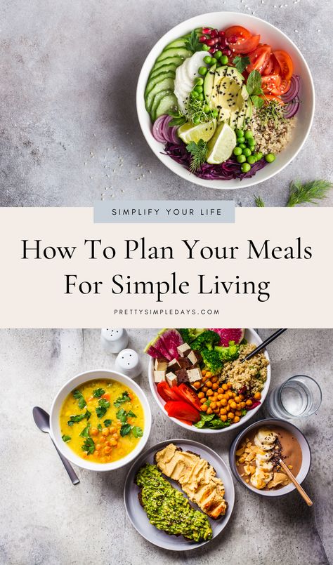 If you want to simplify your life, making a meal plan is a great way to go. | Housekeeping and Homemaking | You’ll enjoy healthier meals, you won’t need to stress out about cooking, and you won’t resort to unhealthy fast food options. Click for this free meal planning guide that will help you organize and simplify your life for a more productive and purposeful day. | Weekly Meal Planning | Healthy Eating #mealplanning #mealguide #health #healthyeating #organize #productive Canada Food Guide, Expired Food, Canada Food, Sample Meal Plan, Developing Healthy Habits, Healthy Morning Routine, Easy Meal Plans, Grilled Chicken Salad, Healthy Routine