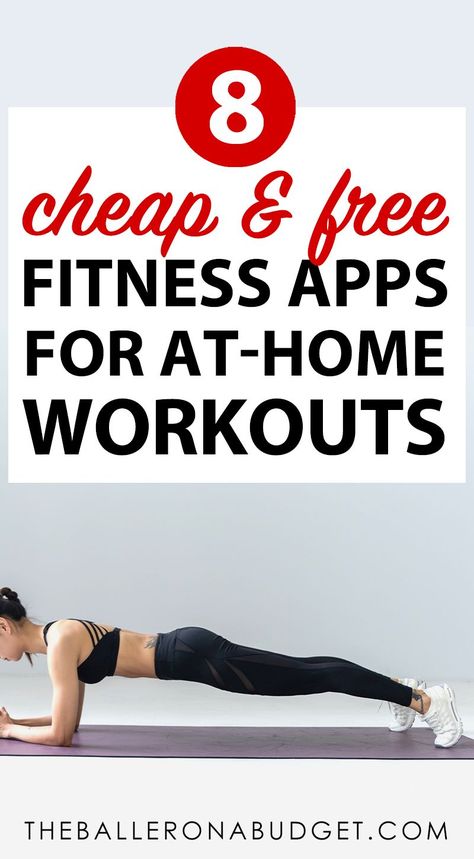 Looking for some affordable ways to workout at home? Here are some great apps that are both free and cheap to get your fitness on at home! - www.theballeronabudget.com Better Me App Workouts, Best Free Workout Apps For Women, Free Exercise Apps For Women, Free Exercise Apps, Free Workout Apps For Women, Workout Apps Free, Free Fitness Apps, Best Free Workout Apps, Exercise Apps