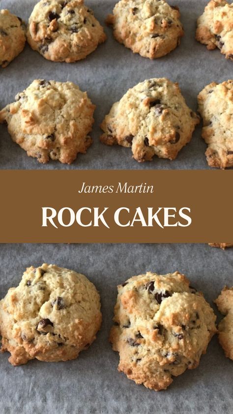 James Martin Rock Cakes Rock Cakes Recipe, Rock Cakes, James Martin Recipes, Rock Cake, British Desserts, Quick Treats, Chefs Table, James Martin, Quick Easy Snacks