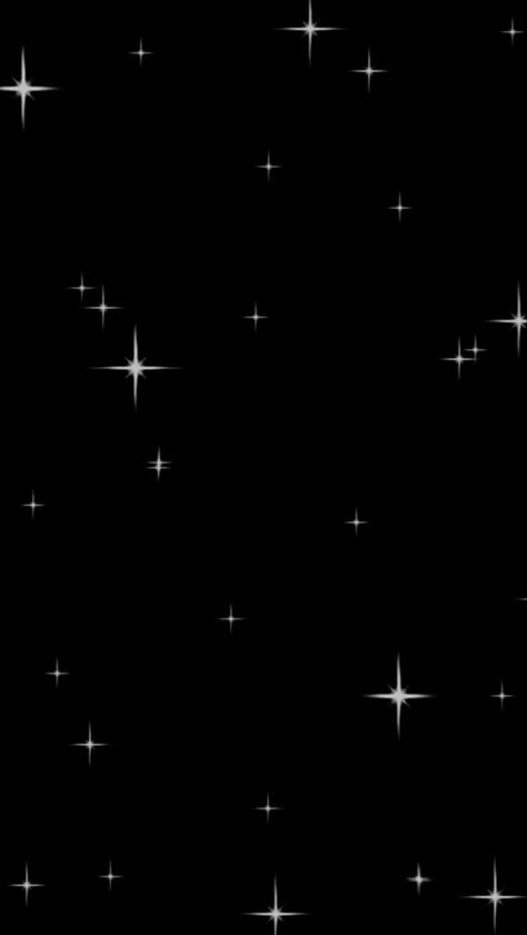 Black And White Iphone Layout, Iphone Wallpaper Stars, Stars Background, Black Wallpapers, Whatsapp Wallpaper Cute, Sparkle Wallpaper, Black And White Stars, Black Background Wallpaper, Star Background