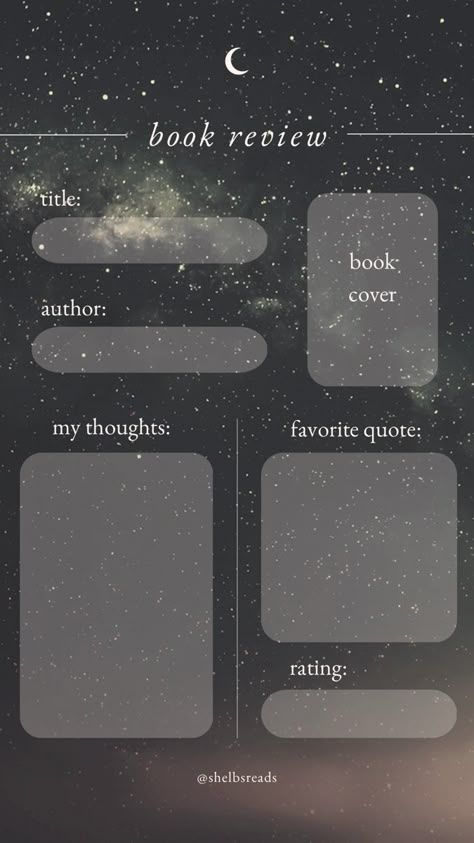 Movie Review Template Aesthetic, Aesthetic Book Review, Reviews Template Instagram, Astrology Aesthetic, Book Review Journal, Book Review Template, Review Template, Moon Astrology, Book Reading Journal