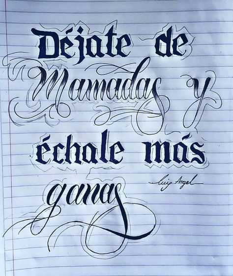 Cholo Lettering, Cholo Letters, Lettering Cholo, Chicano Quote, Graffiti Art Letters, Chicano Lettering, Ballpoint Pen Art, Prison Art, Bullet Journal Mood Tracker Ideas