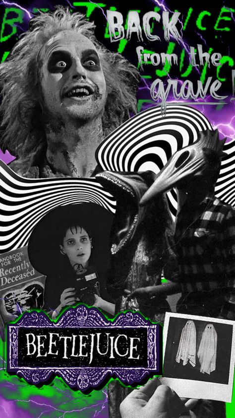 #moodboard #collage #aesthetics #aesthetic #beetlejuice #lydiadeetz #halloween #spooky #horror #movies Beetlejuice Moodboard, Beetlejuice Collage, Tim Burton Beetlejuice, Halloween Wallpaper Iphone Backgrounds, Apartment Art, Halloween Wallpaper Iphone, Halloween Wallpaper, Beetlejuice, Ipad Wallpaper