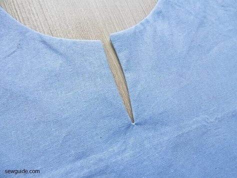 Different Collars Neckline, How To Change The Neckline Of A Dress, How To Sew Neckline Facing, Sewing A Neckline, How To Sew Different Necklines, Sewing Hacks Alterations Neckline, How To Sew Neckline Tutorials, Neckline Sewing Hacks, Sewing Necklines Ideas