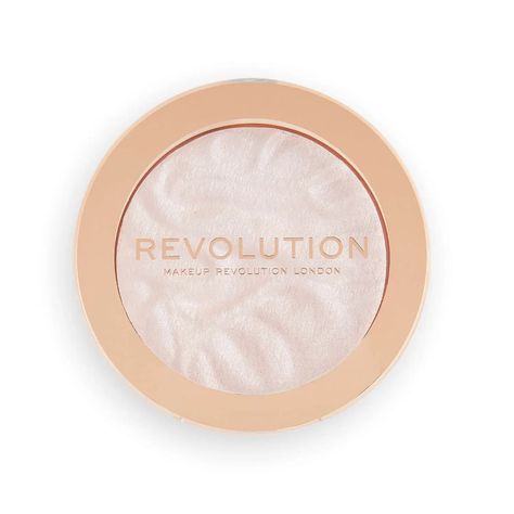 Makeup Revolution Reloaded Highlighter - Peach Lights | Revolution Beauty Revolution Highlighter, 00's Makeup, Makeup Revolution London, Fixing Spray, Highlighter Set, Makeup To Buy, Powder Highlighter, The Revolution, Cruelty Free Beauty