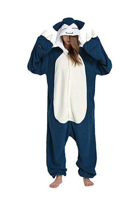 Amazon.com: Unisex Adult Animal Pajamas Sleepwear Costume Plush One Piece Cosplay (XL(5'11"-6'2"), A1-Snorlax): Clothing Snorlax Onesie, Snorlax Costume, Panda Costume, Panda Costumes, Bear Panda, Animal Pajamas, Animal Bear, One Piece Cosplay, Onesie Pajamas