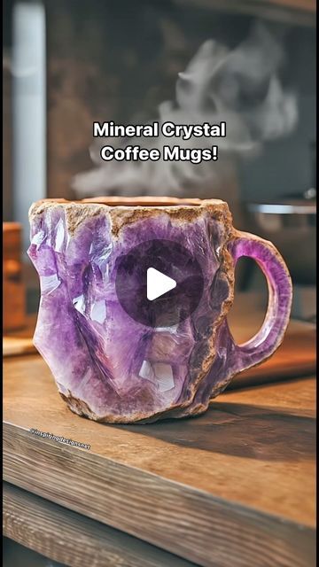 Inspiring Designs on Instagram: "I’m gonna need all of these mineral crystal coffee mugs! 🤯🤯 #coffeelover #coffeetime #minerals #crystal" Mineral Crystal Coffee Mugs, Crystal Mugs, Crystal Mug, Wood Carving Art Sculpture, Wood Carving Tools Knives, Dremel Projects, Dremel Wood Carving, Christmas Gift Basket, Garden Art Crafts