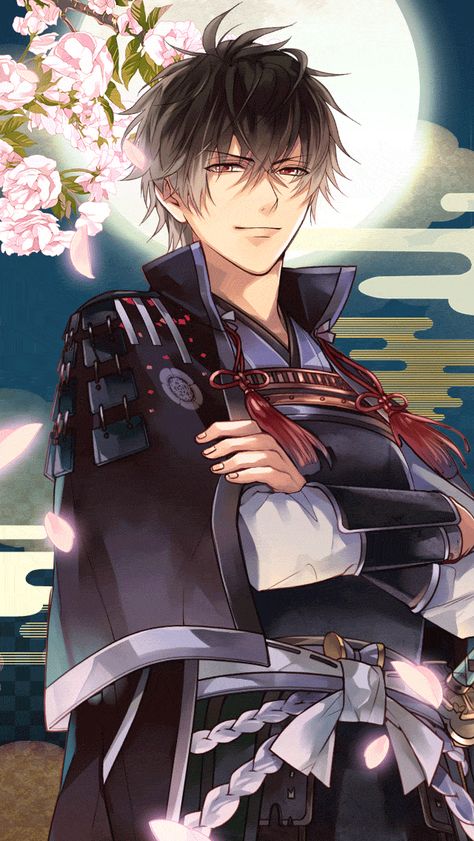 Romance Pictures, Nobunaga Oda, Oda Nobunaga, Ikemen Sengoku, Dark Anime Guys, Fantasy Warrior, Anime Oc, Cute Images, Handsome Anime Guys