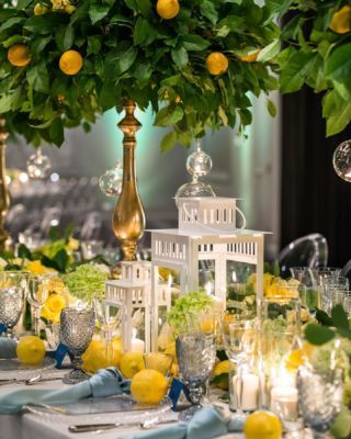 Tree Table Decor, Lemon Themed Party, Italian Themed Parties, Amalfi Coast Wedding, Palm Beach Wedding, Unique Bridal Shower, Tree Table, Wedding Event Design, Shower Inspiration