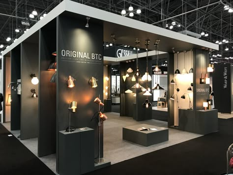 Original BTC at ICFF New York #ICFF2017 #Design #Lighting #NewYork Light Showroom Design Interiors, Showroom Lighting Ideas, Light Showroom Design Display, Lighting Showroom Design, Showroom Lighting, Electrical Shop, Modern Luxury Interior, Hm Home, Showroom Display