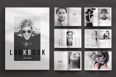 Lookbook Cover, Lookbook Template, File Image, Marketing Template, Cover Page, Envato Elements, Magazine Template, Cmyk Color, Fashion Lookbook