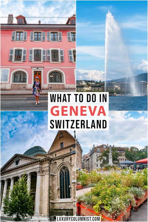 What to Do in Geneva, Switzerland | Lac Leman | Chocolate Shops | Old Town | United Nations | #Switzerland | #Europe Geneva Old Town, Switzerland With Kids, Things To Do In Geneva, Switzerland Geneva, Switzerland Vacation, Visit Switzerland, Geneva Switzerland, Austria Travel, Interlaken