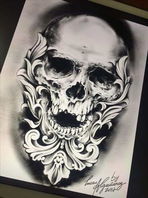 Filigree Tattoo, Skull Sleeve Tattoos, Skull Sleeve, Skull Art Drawing, Skulls Drawing, Skull Tattoo Design, Skull Artwork, Grey Tattoo, Tattoo Life