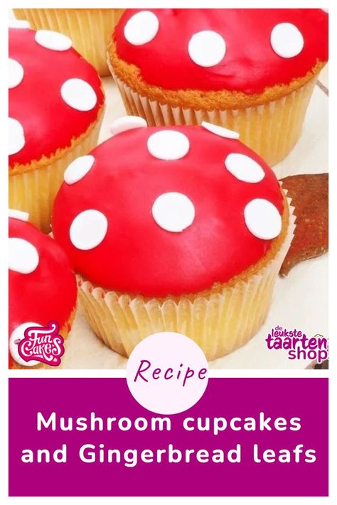 Mushroom Cakes, Wonderland Food, Alice In Wonderland Food, Mushroom Cupcakes, Mushroom Party, Mushroom Cake, Autumn Treats, Cupcake Tutorial, Homemade Cupcakes