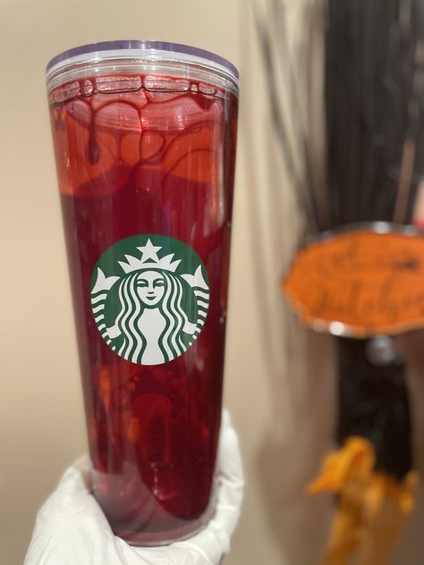 Blood drip Starbucks snowglobe tumbler halloween lava lamp venti tumbler cold cup reusable 24 fl oz red rum fall autumn spooky season Halloween Lava Lamp, Starbucks Snowglobe Tumbler, Bee Cup, Tumblr Cup, Snowglobe Tumbler, Blood Drip, Tumbler Halloween, Starbucks Halloween, Starbucks Tumbler