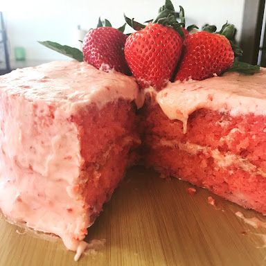 Mama Seward's Strawberry Cake | Just A Pinch Recipes Strawberry Cake Recipe, Best Summer Desserts, Spring Time Desserts, Cake Mug, Strawberry Cake Recipes, Just A Pinch Recipes, Spring Desserts, White Cake Mixes, Just A Pinch