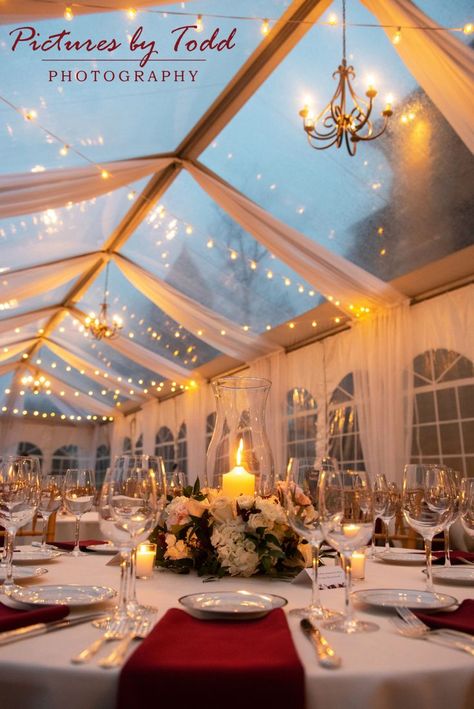 Tent Party Ideas Backyards Winter, Winter Wedding Tent Outdoor, Heated Tent Winter Party, Winter Tent Party, Tent Engagement Party, Tent Winter Wedding, Winter Tent Wedding, Winter Wedding Tent, Party Tent Decorations