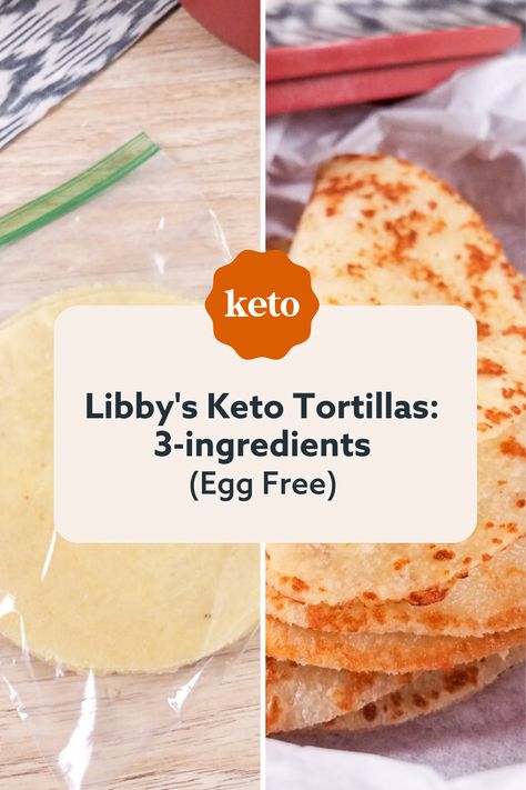 Keto Tortillas: 3-ingredients. Quick and easy homemade keto tortillas are egg-free, only 2.1g net carbs per tortilla, and ready in under 10 minutes! Delicious tortillas are back on the menu. Get ready to be excited for keto Taco Tuesday again! Bread Items, Dinner Recipes Healthy Low Carb, Ditch The Carbs, Keto Tortillas, Low Carb Mexican, Low Carb Low Fat Recipes, Diet Recipes Easy, Keto Taco, Keto Dinners