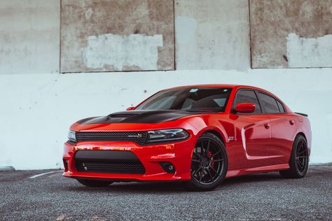 Racing Red Dodge Charger Scat Pack by Rohana Wheels Red Dodge Charger, Dodge Charger Scat Pack, Charger Scat Pack, Rohana Wheels, Dodge Hellcat, Charger Hellcat, Dodge Charger Hellcat, Cj Jeep, Charger Srt Hellcat