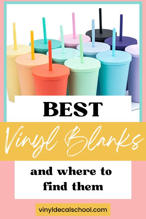 Where To Buy Acrylic Blanks, Blanks For Cricut Projects, Cricut Blanks, Homestead Crafts, Beginner Cricut, Decal Business, Cricut Business, Cricut Projects Easy, Vinyl Blanks