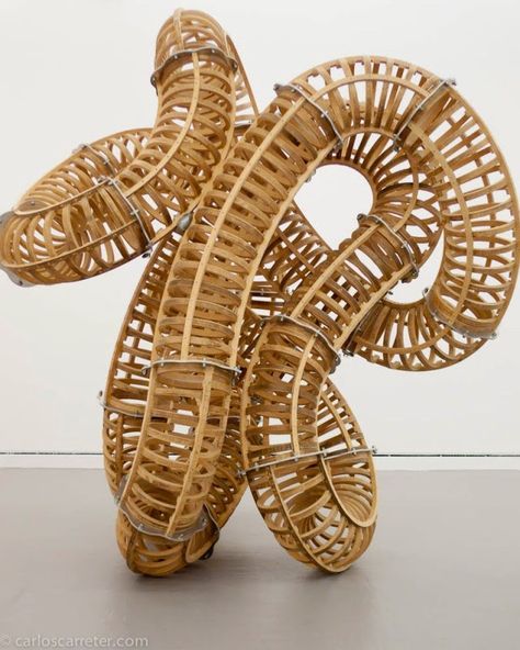 Contemporary Basketry: Wood/Richard Deacon Richard Deacon, Contemporary Art Installation, Contemporary Baskets, Lisson Gallery, Hirshhorn Museum, Wooden Sculpture, Sculpture Installation, Weaving Art, Contemporary Art Gallery