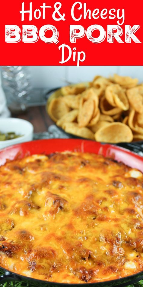 Dips With Pulled Pork, Pulled Pork Dip Recipes, Dipmas Party, Pulled Pork Appetizer, Pulled Pork Dip, Pork Dip, Barbecue Appetizers, Game Day Dip, Holiday Dip