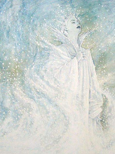 Best of ‘The Snow Queen’ Art, Part 2 | Indigo Xix Polyvore Items, The Snow Queen, Snow Maiden, 동화 삽화, Queen Art, Fairytale Illustration, The Crow, Fairytale Art, Hans Christian