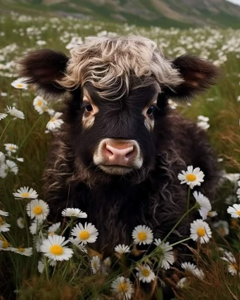 Mini Highland Cow, Long Haired Cows, Pet Cows, Cow Photography, Cow Wallpaper, Mini Cows, Baby Highland Cow, Baby Farm Animals