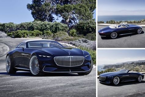 Mercedes-Benz shows off its Mercedes-Maybach 6 Cabriolet Bmw Sedan, Porsche Mission E, Vintage Auto's, مرسيدس بنز, Mercedes Benz Maybach, Vintage Jeep, Mercedes Benz S, Fast Sports Cars, Mercedes Benz 300