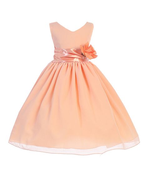 Vestidos Color Melon, Peach Tulle Dress, Peach Wedding Dress, Peach Prom Dresses, Kids Tutu Dress, Color Durazno, Peach Color Dress, Peach Bridesmaid Dresses, Color Melon