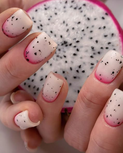 Fruit Nail Designs, Thanh Long, Fruit Nail Art, Minimalist Nails, Funky Nails, Chic Nails, Nail Manicure, Swag Nails, Beauty Nails