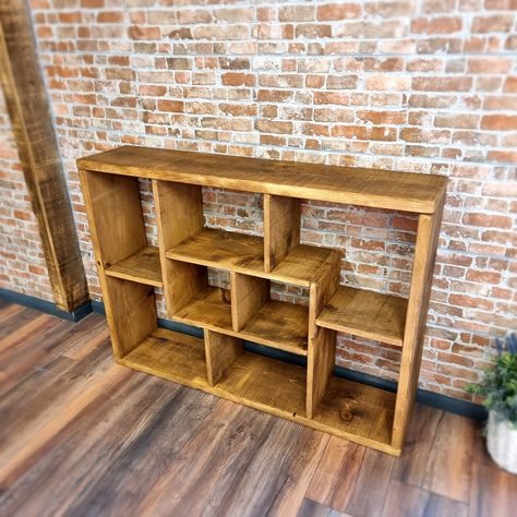 Rustic Bookcase Handmade Industrial Style Bookcase Bookshelf Storage Unit Cabinet Boston A beautiful addition to your home office of. living space, this industrial style floor standing bookcase has plenty of storage and space. This bookcase has been carefully handmade in our Lincolnshire workshop, using only the finest materials. As we use rustic timber boards, each piece of wood will be carefully selected. However no two pieces will ever be the same which brings a unique element to the final pr Open Book Case, Breakfast Bar Worktop, Style Bookcase, Rustic Bookcase, Steel Barns, Industrial Bookcases, Cd Storage, Bookshelf Storage, Furniture Bookshelves