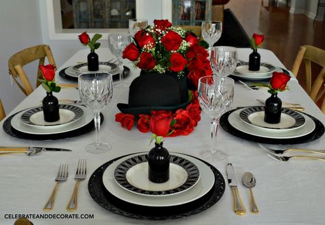 Hats Off To You! A Celebratory Tablescape - Celebrate & Decorate Fall Candles Diy, 50 Anniversary, Personal Celebration, Paris Party, Holiday Tablescapes, Family Diy, Man Party, Graduation Celebration, Floral Foam