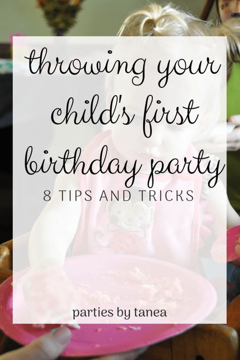 Party For One (Year Olds): Tips and Tricks for Throwing Your Little's First Birthday Party with Checklist Birthday Food 1st Birthday, 1st Birthday Party Schedule, First Birthday Schedule, 1st Birthday Schedule, Food For 1 Year Birthday Party, 1st Birthday At Restaurant, 1st Birthday Dinner Ideas, Simple First Birthday Party Ideas, Easy Diy First Birthday Decorations