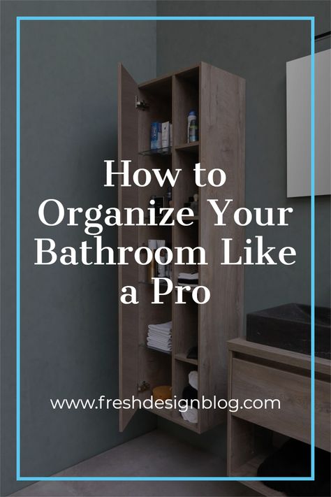 Discover how to organise your bathroom like a pro, with these top tips and tricks. From the best type of organisers to use, to hidden storage solutions, this comprehensive post covers all you need to know to get your bathroom looking sleek and organised. #bathroomorganization #bathroomorganiser #bathroom Bathroom Cupboard Organization, Natural Bathroom Cleaner, Organize Your Bathroom, Bathroom Cupboard, Towel Organization, Bathroom Units, Bathroom Storage Organization, Small Organization, How To Organize