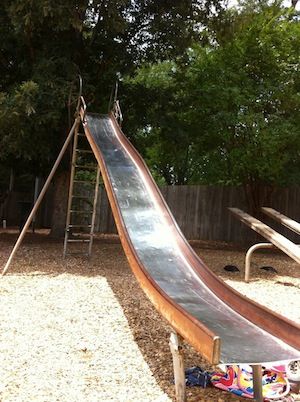 How to Build Playground Slide | This Playground Slide Can Give You a 'Feel' for Building Science Build Playground, Metal Playground, Slide Playground, Rocking Animals, Diy Slide, School Recess, Animals Monkey, Garbage Pail Kids Cards, Building Science