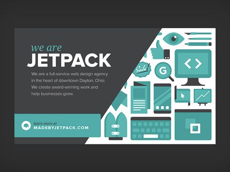 Jetpack | Half Page Ad Half Page Flyer Design, Half Page Ad Design Layout, Half Page Ad Design, Ad Layout, Graphic Design Cards, Web Banners, Newsletter Design, Web Design Agency, Web Banner Design