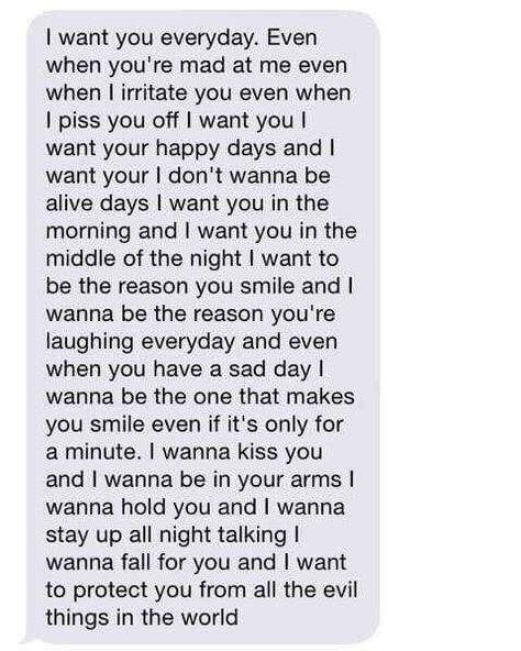 i want you in all of your ways Romantic Text Messages, What I Like About You, Love For Him, Romantic Texts, Bae Quotes, Relationship Texts, Boyfriend Goals, Boyfriend Quotes, The Perfect Guy