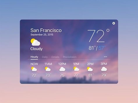 Daily UI Elements Design Weather Forecast Design, Weather Website, Weather Ui, Weather Widget, Weather Cards, Ui Design Dashboard, Weather Icon, Weather App, Widget Design